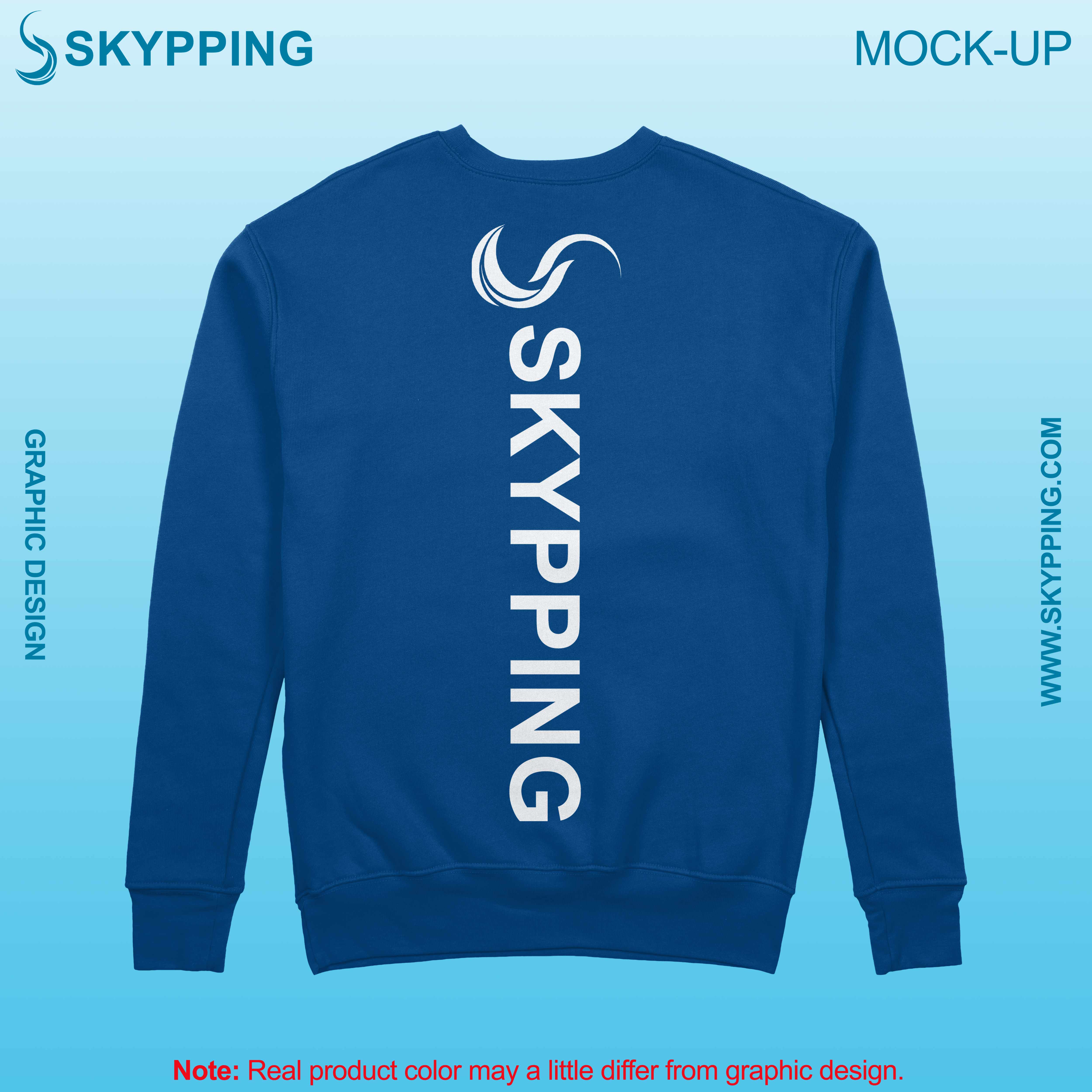 Sweatshirt with set-in style sleeve